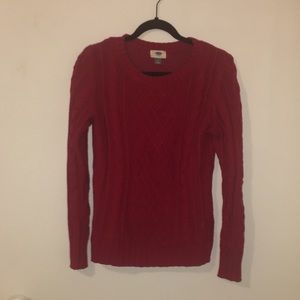 Old Navy red sweater